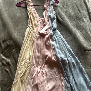 Multi colored maxi dress